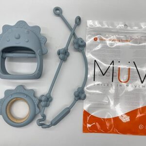 Pack de mordedores bebé MÜVI, silicona segura sin BPA
